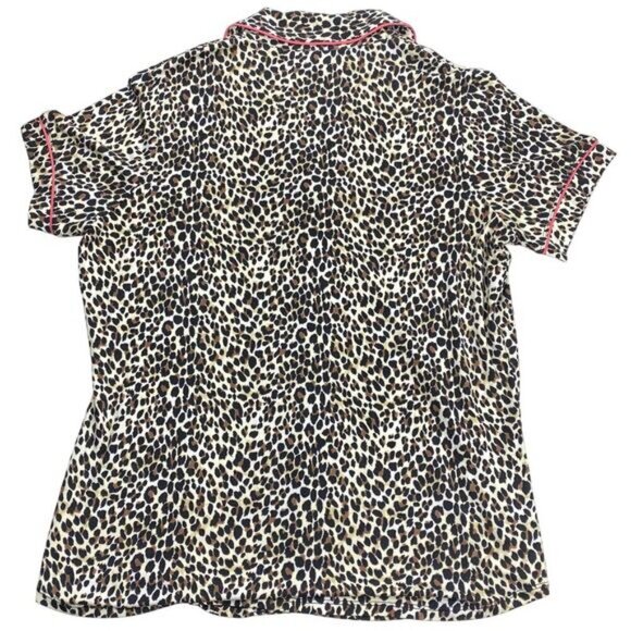 NWT BETSEY JOHNSON X KNIX Short Sleeve Modal Sleep Top Sz Small Pretty Kitty - Picture 5 of 6